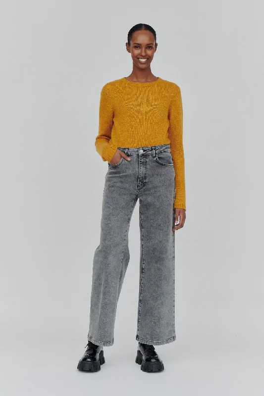 Enya Jeans - Grey Sporty Women's Athleisure 