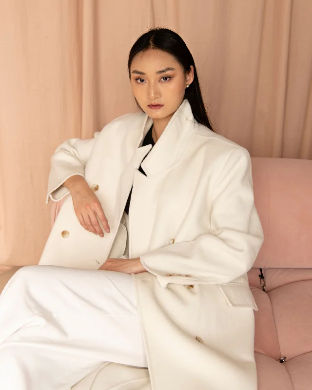 Blanche Blazer Coat Classic Women's Pin - striped