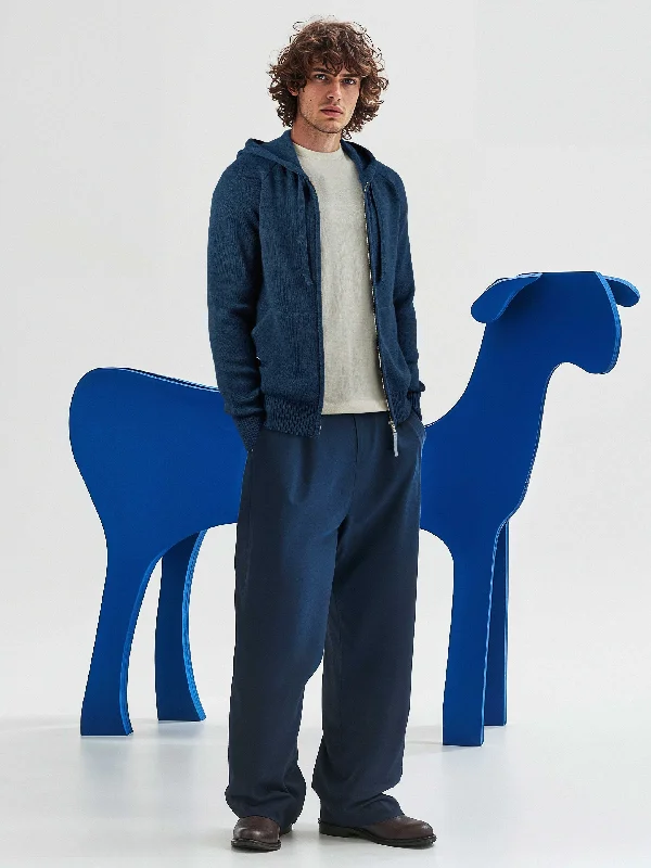 The Zip Hoodie 2.0 - Tasman Blue Casual Women's Japanese 