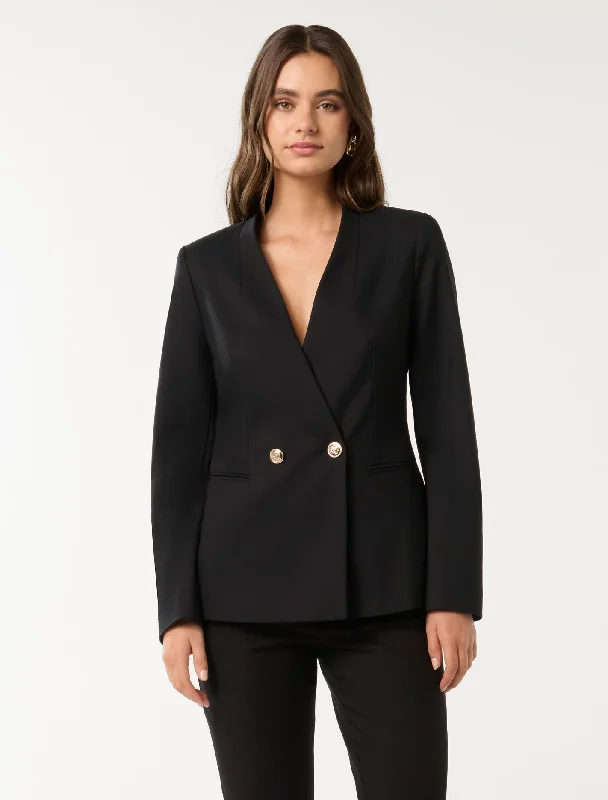 Taylor Double Breasted Blazer Athletic Women's High - 