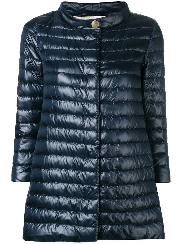 Herno Women's Coats blue Hip Women's Retro