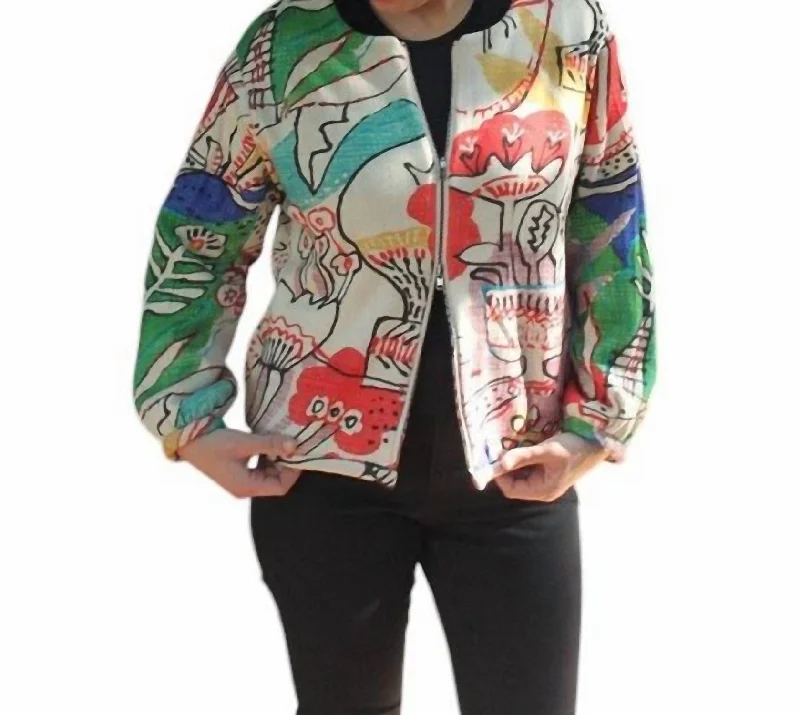 Ofelia Reversible Jacket In Black Sustainable Organic
