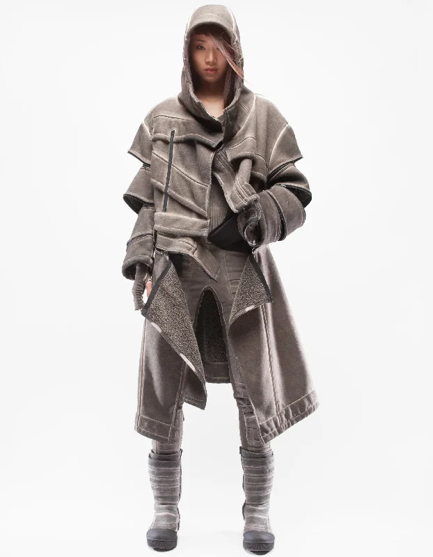 OVERCOAT ZAZEN W Preppy Women's College