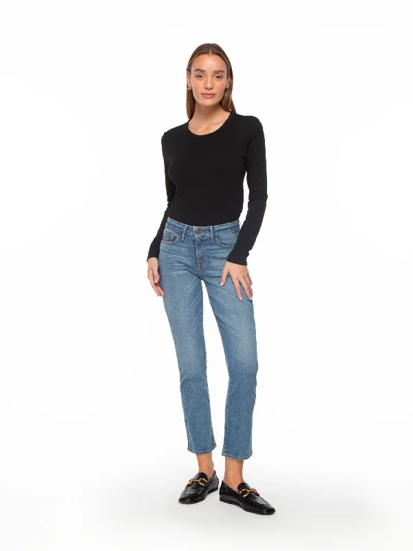 Camden Cuffed Crop in Brentwood Artistic Women's Hand - painted