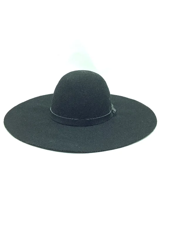 H&M Women's Hat Black Felt Size: M Monochromatic Office Style