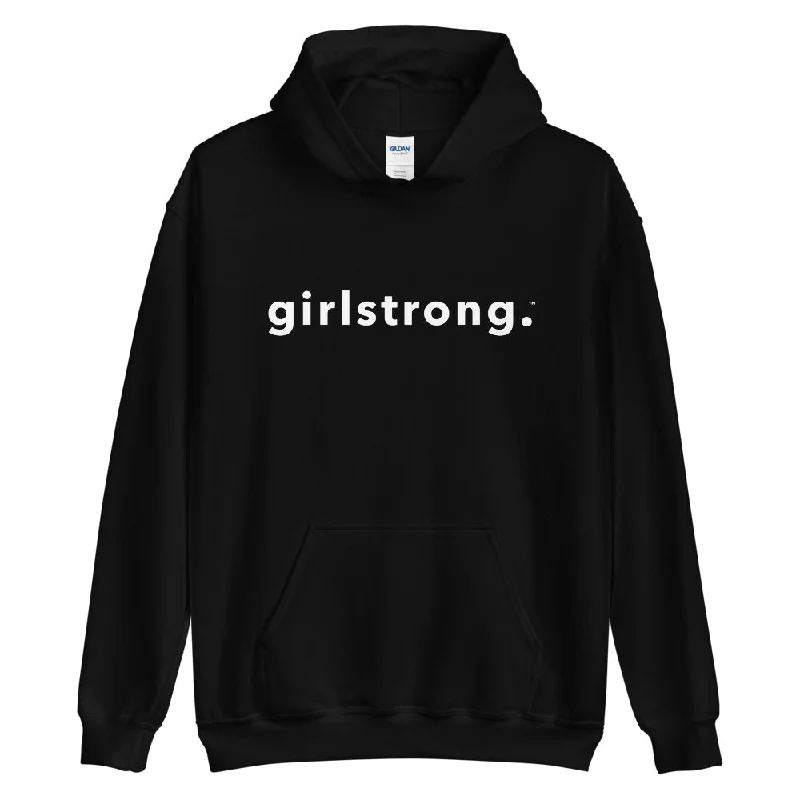THE ESSENTIAL UNISEX HOODIE BLACK Geometric