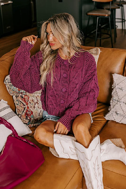 Cozy Cabin Cable Knit Sweater Dapper Women's 1920S