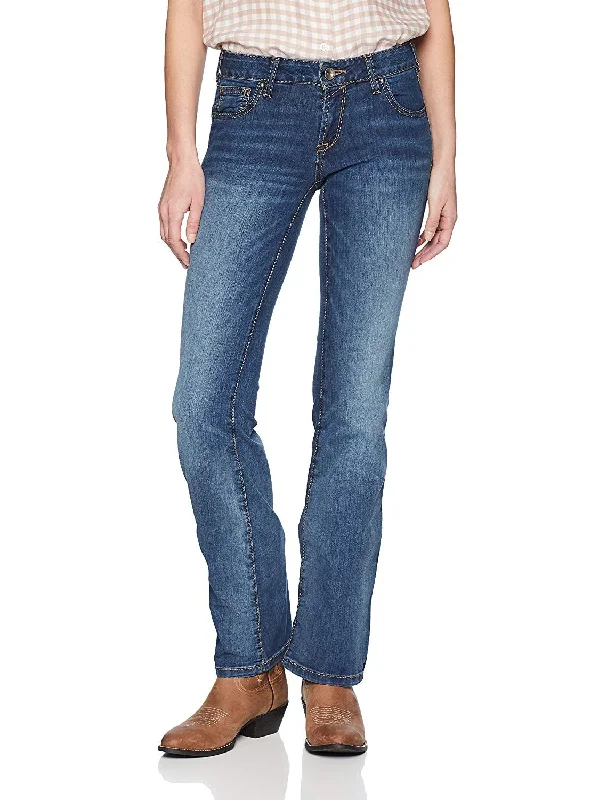 Ariat Women's Ultra Stretch Satin Stitched Demi Bootcut Jean - 10020825 Adventure