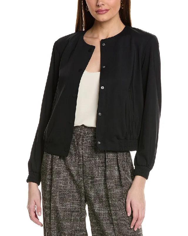 Kenneth Cole Bomber Jacket Stylish Women's Neon