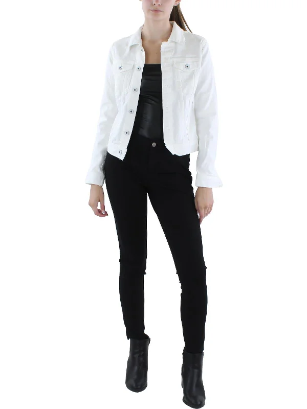Womens Short Jean Denim Jacket Traditional Women's 