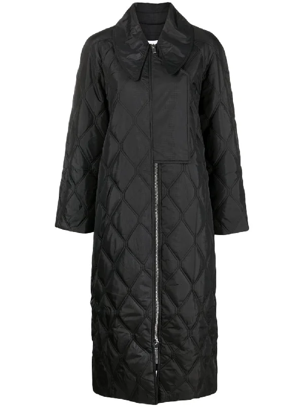 Ganni Women's Coats Cool Women's Distressed