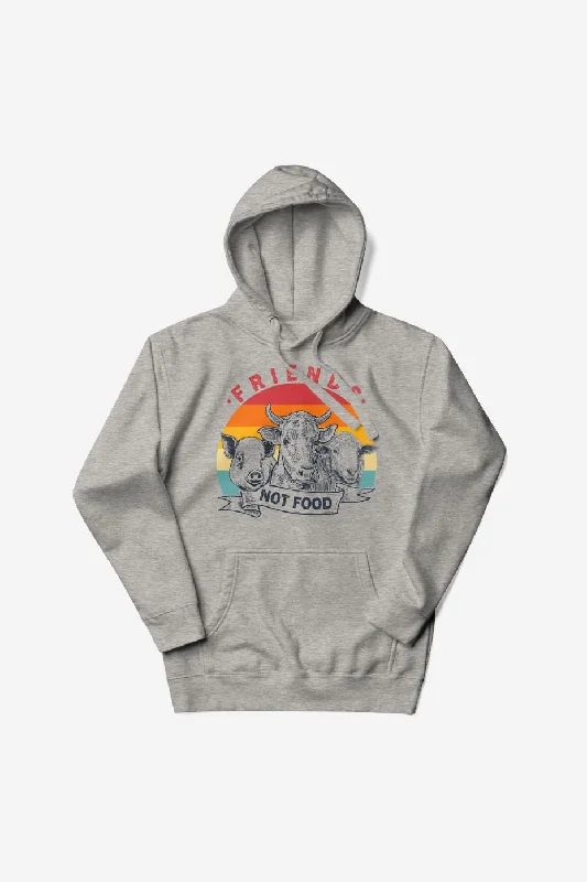 Friends Not Food - Unisex Premium Hoodie Traditional Women's Wool
