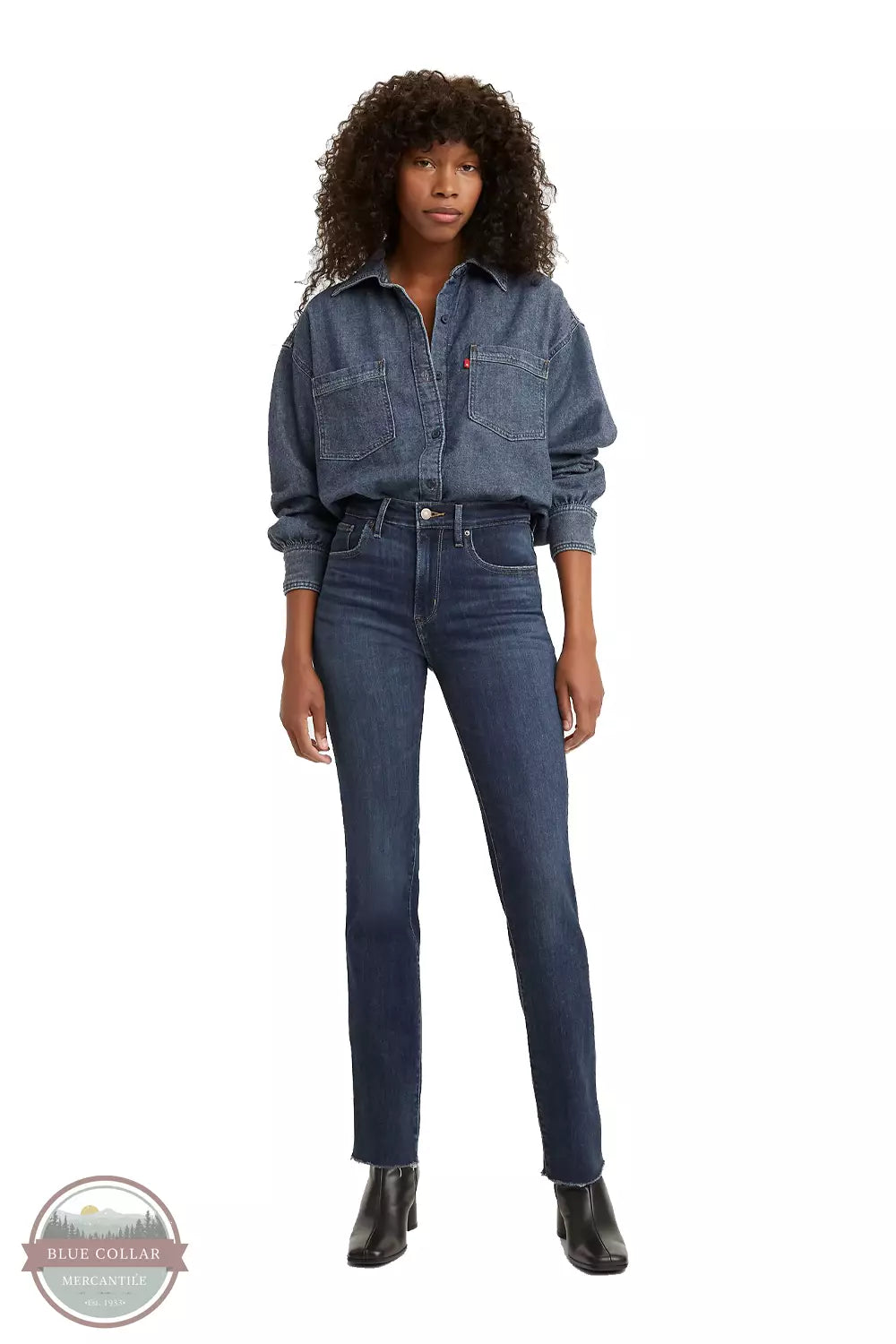724 High Rise Slim Straight Jean 18883-0151 Modern Women's 