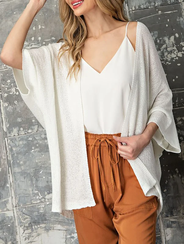 Break Free Short Sleeve Cardigan Sharp Women's Italian