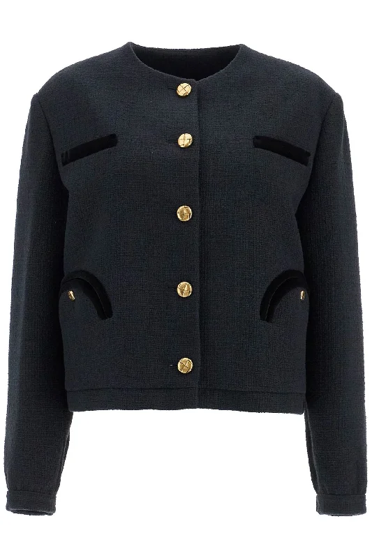 Blaze Milano Women's Cropped  Cotton Bolero With en Buttons Athletic Women's High - 