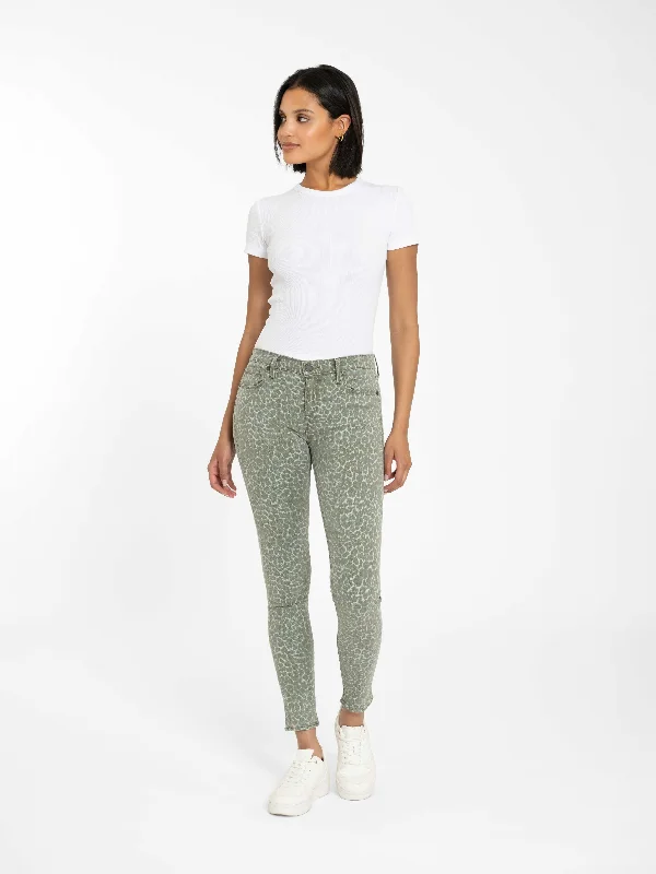 Bowery Skinny in Safari Leopard French