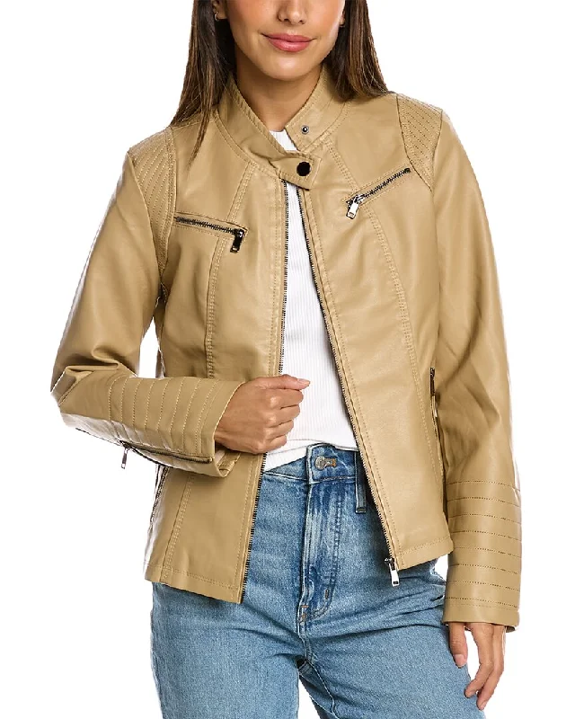 RENE LION Moto Jacket Sophisticated Women's 
