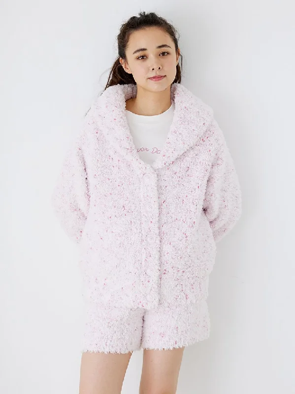 Gelato Plush Shawl Collar Cardigan Sleek Women's 