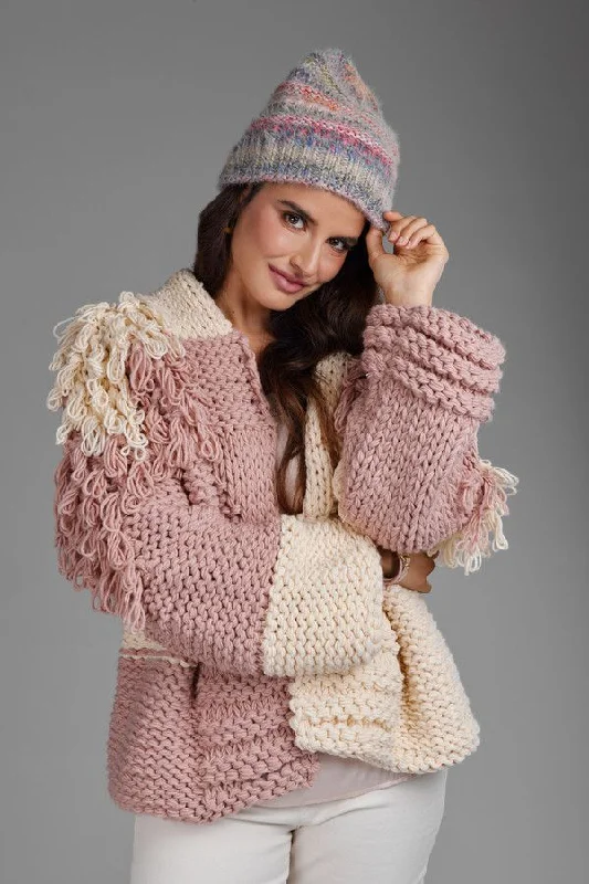 Chunky TwoTone String Cardigan Athletic Women's High - 