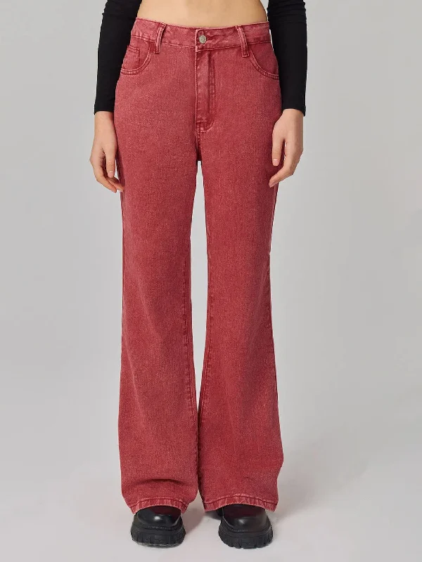 Bootcut Jeans with Pockets Vintage Women's 1970S 