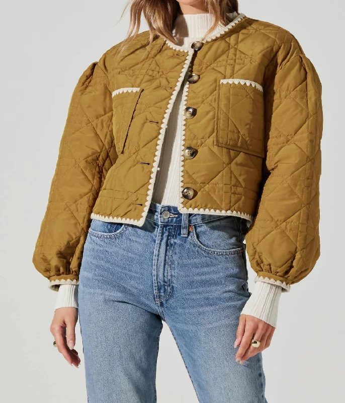 Acacia Jacket In Ginger Cool Women's Distressed
