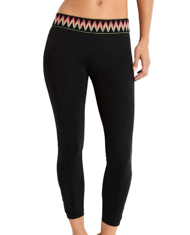 Cropped Legging In Sea Island Vibe Tribal purpose