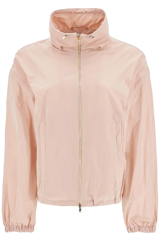 Herno Women's Short pink Techno Taffeta Jacket Made In Italy Bohemian Women's Free