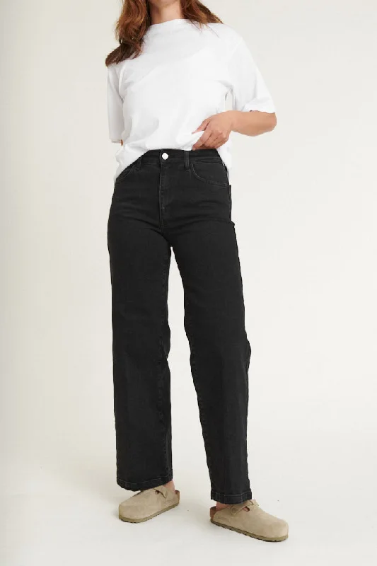 Enya Jeans - Black Casual Women's Japanese 