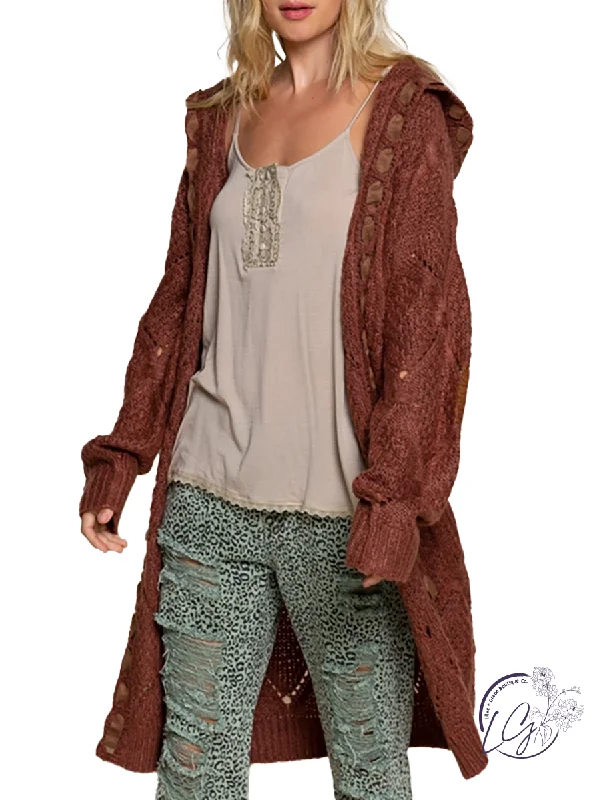 Better Timing Hooded Cardigan Sporty Women's Athleisure 