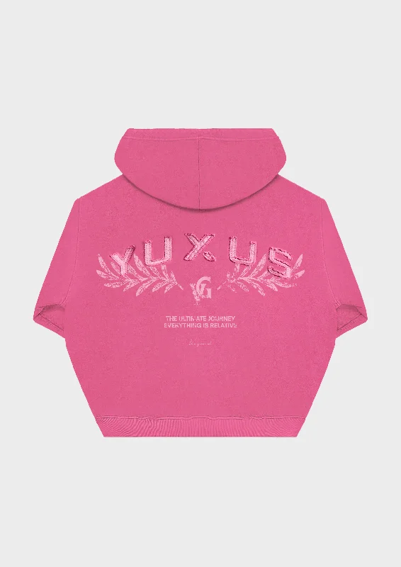 MAGENTA "VANGUARD" HOODIE Geometric