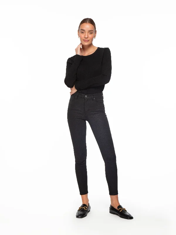Bombshell Skinny in Slick Black Sustainable Organic