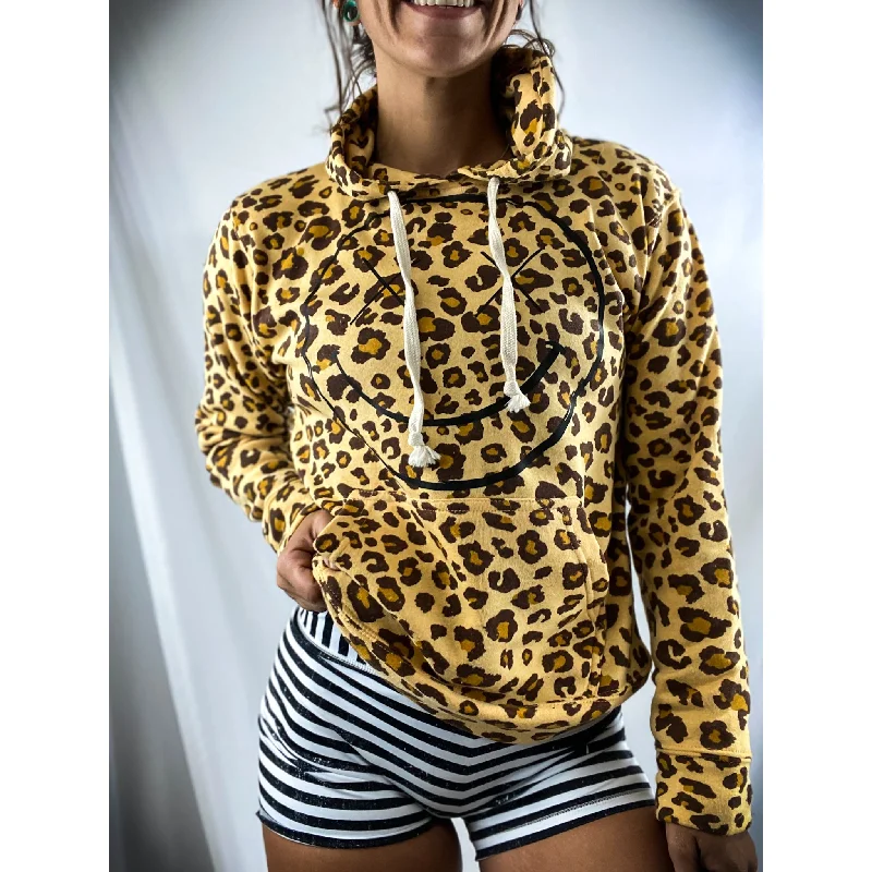 Salty Savage Unisex “OG Smile” Hoodie | Leopard Print Vacation