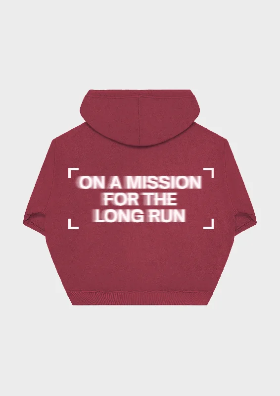 WINE "VANGUARD" HOODIE Traditional Women's 