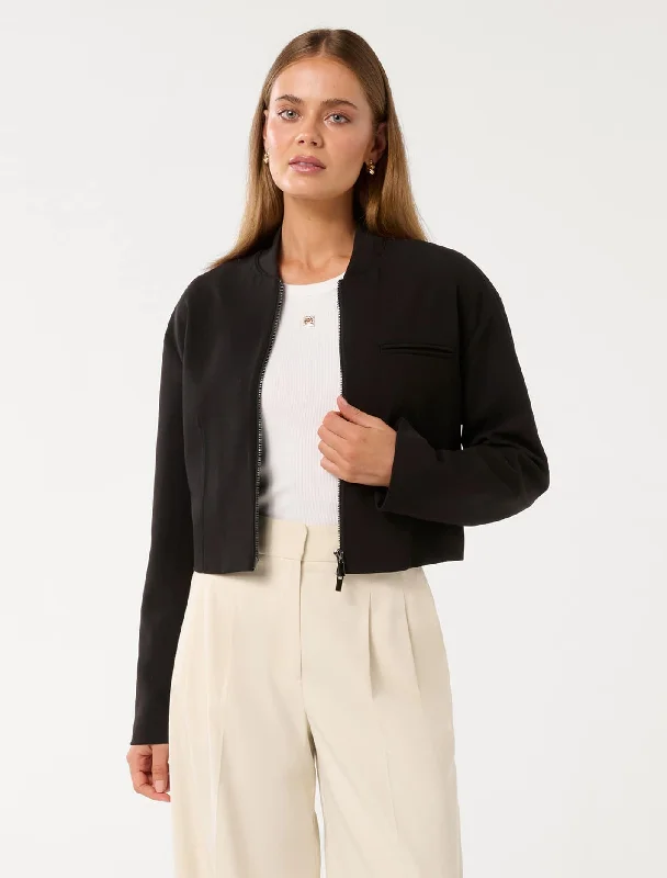 Maddison Formal Bomber Jacket Edgy Women's Punk