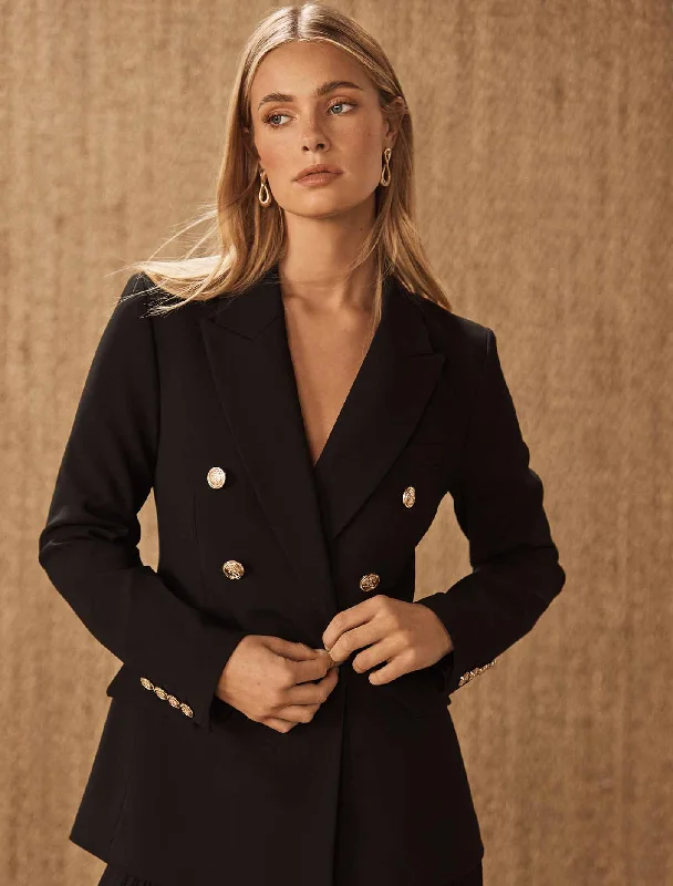 Immie Double Breasted Blazer Sustainable Organic