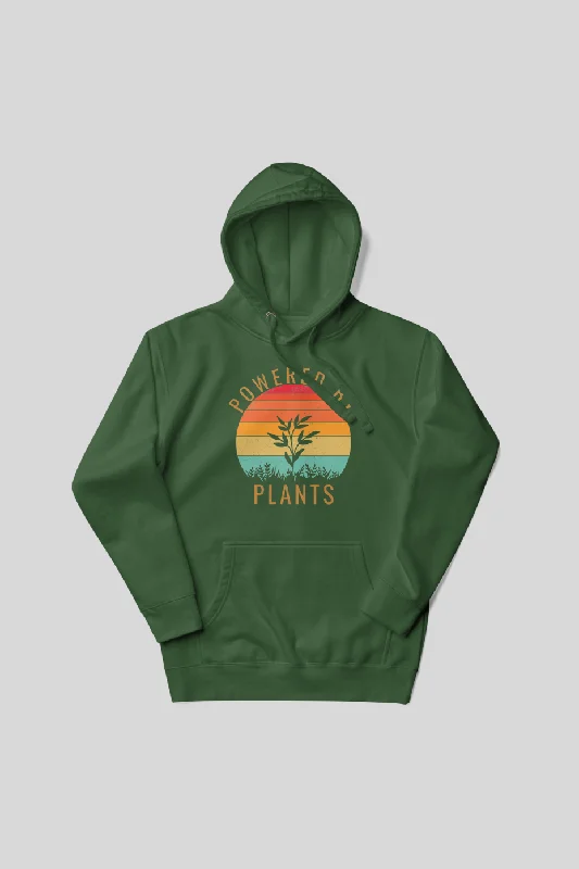 Powered By Plants Unisex Premium Hoodie Hip Women's Retro