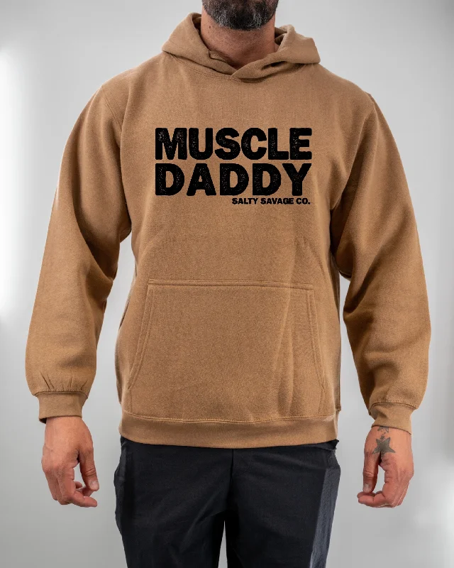 Salty Savage Unisex “MUSCLE DADDY” Classic Hoodie Casual Women's Loose - fitting