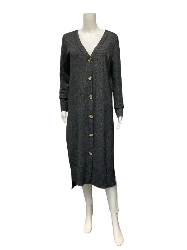 We The Free Cardigan Black Button Down Size: L Bold Women's Statement