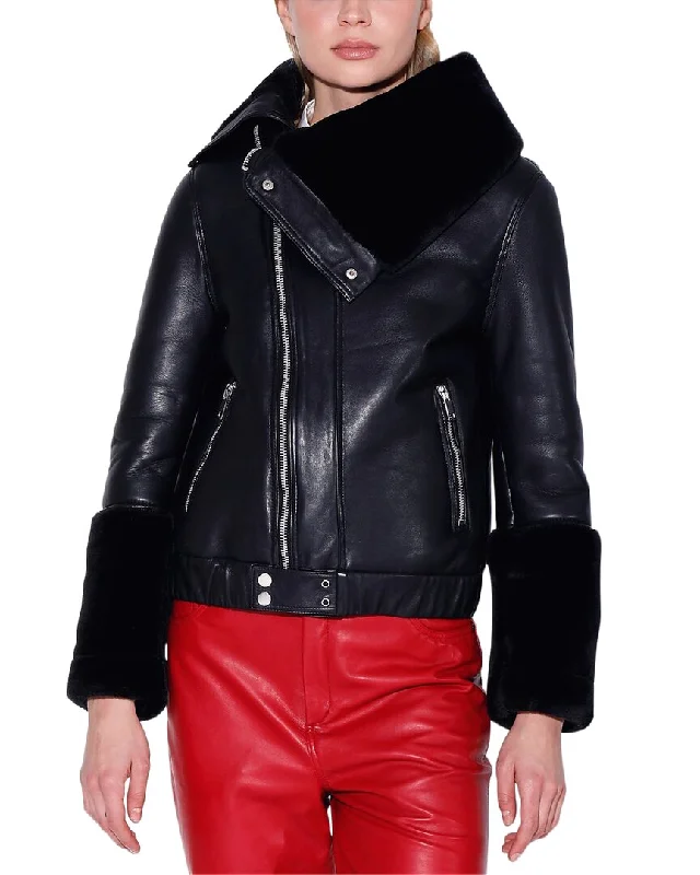 Walter Baker Cher Leather Jacket European