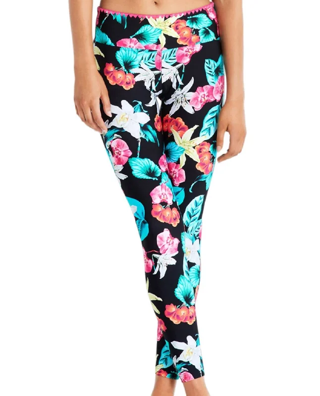 Full Length Legging In Sea Island Vibe Floral European