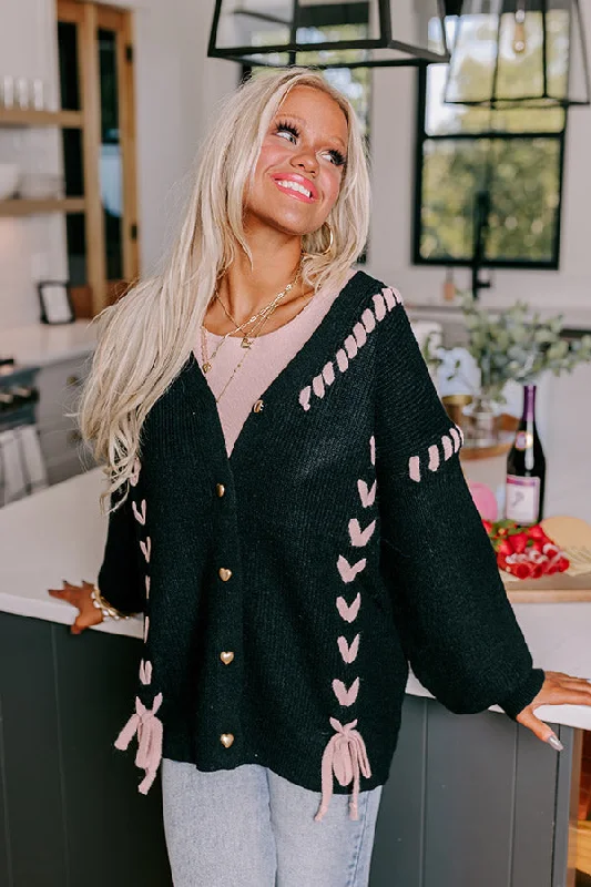 Full Of Love Knit Cardigan Unique Women's Upcycled