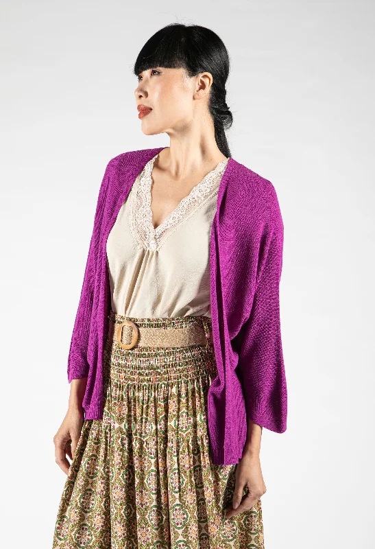 Open Fine Knit Cardigan-1 performance