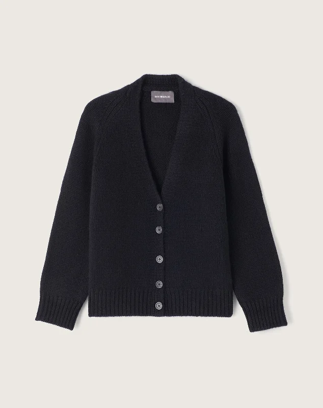 Raglan sleeves edge-to-edge cardigan Confident Women's Power