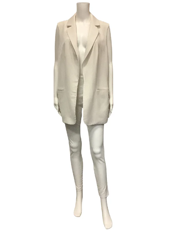 Calvin Klein Women's Vest White Size: XL Cozy Women's Sherpa - lined