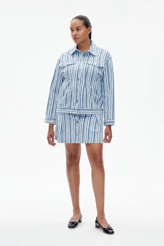 BILLIE | Striped Spring Denim Business