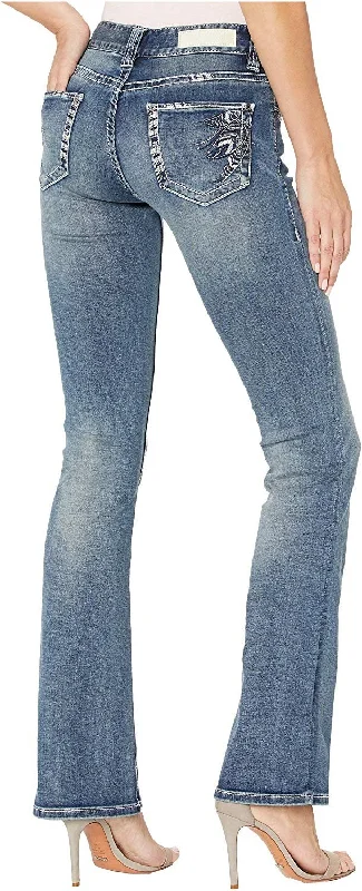 Rock and Roll Cowgirl Mid-Rise Bootcut in Medium Vintage, 26x34 Cool Women's Skate