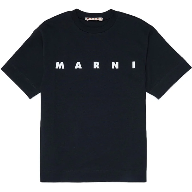 Marni Black T-shirt Sustainable Organic