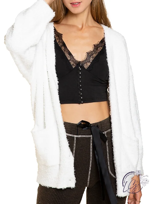 Warmer Than You Button Cardigan Elegant Women's Formal 