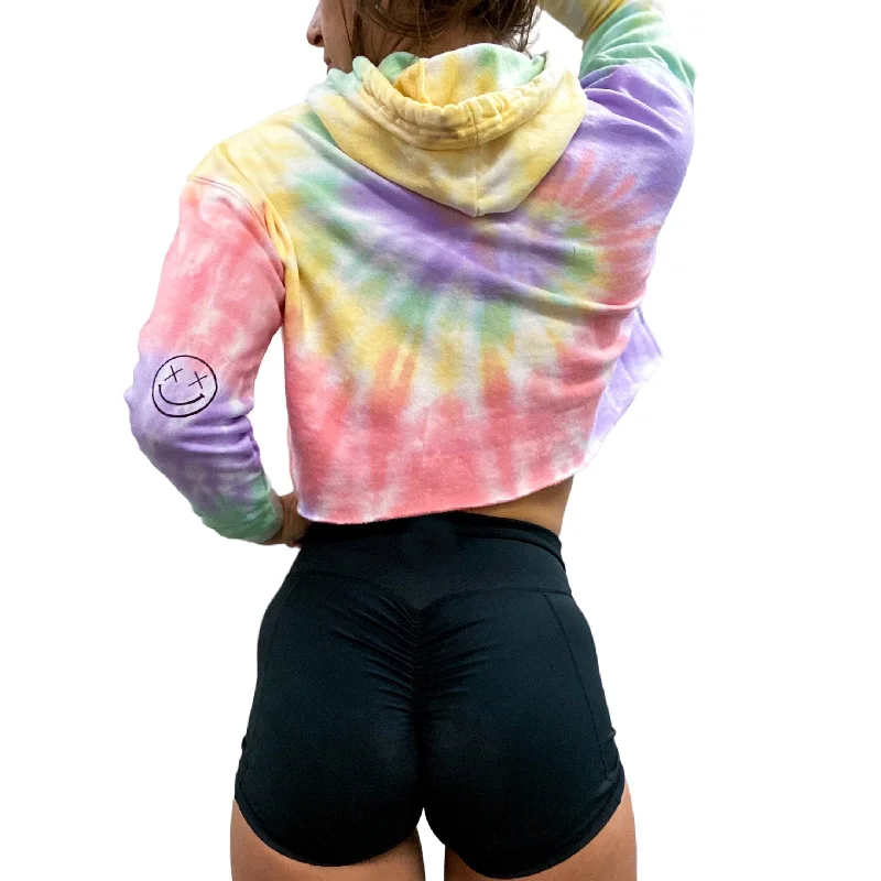 Salty Savage Ladies “OG Smile” Cropped Hoodie | Basic Cozy Women's Winter