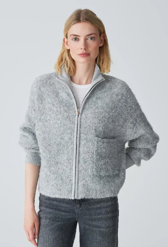 Darila Zip Up Cardigan Refined Women's Velvet